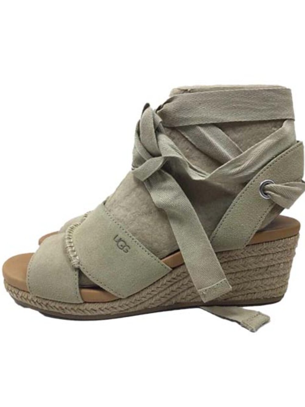 Women's Taia Ankle Wrap Wedge Sandals New In Box 8 1/2 Women